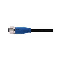 Connecteur femelle M12, 5 pol., codage B IP67, 4A, blindé